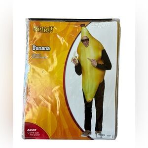 SPIRIT BANANA HALLOWEEN COSTUME ADULT ONE SIZE